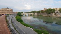 Tevere River In Rome