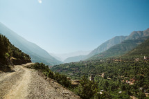 Berber village dirt road 