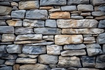 Stacked Stone Wall