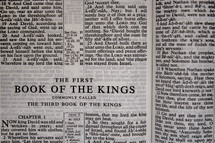 The First book of the Kings 