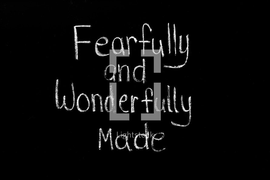 Fearfully and wonderfully made 