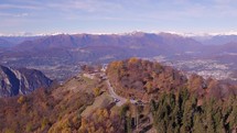 Sighignola Mountain and the Balcone D'Italia overlooking Lake Lugano