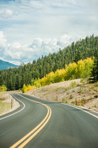 winding mountain road 