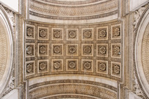 ceiling of the Arc de Triomphe