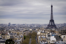 The Eiffel Tower from the Arc de Triomphe