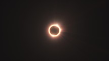 Total Solar Eclipse, ring of fire. Seamless Loop	