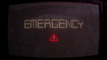 EMERGENCY - Distress signal Blinking On and Off on Broken Monitor