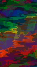 Abstract vertical gradient video, Holographic multicolor vertical video, Abstract liquid vertical video. Background Looped Animation - Luminous Echoes of the Deep