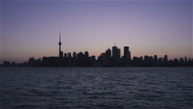 Toronto, Canada skyline at night 