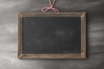 Chalkboard with Frame Isolated on White Background