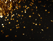 Gold Confetti Background