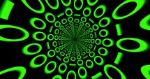 4k abstract textured background - VortexTech, Binary code infinite tube.