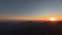 Sequoia National Park - Moro Rock - Sunset, Starry Night Sky  Time Lapse