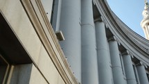 Denver City and country building pillars 