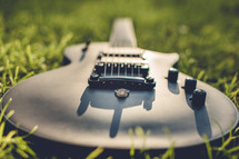 guitar in the grass