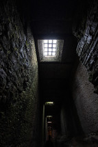 skylight in a dungeon 