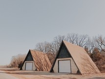 A framed sheds 