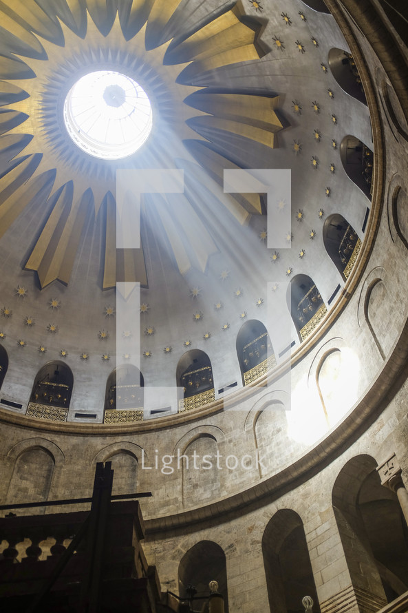 Interior Church Holy Sepulchre Israel