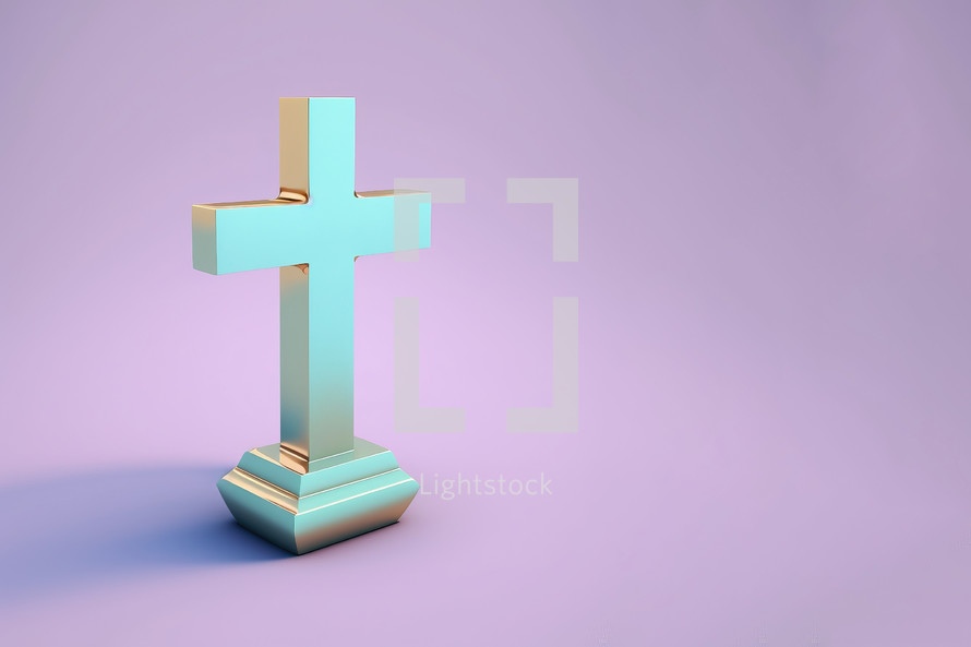 3D Cross Background