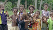 children in Papua New Guinea 