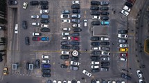 Cars in the parking lot