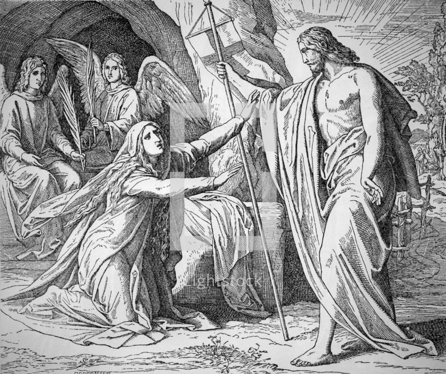 Jesus Appears to Mary Magdalene. John,14-18