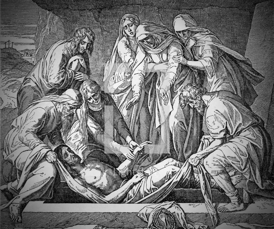 The Burial of Jesus. John 19, 38-42