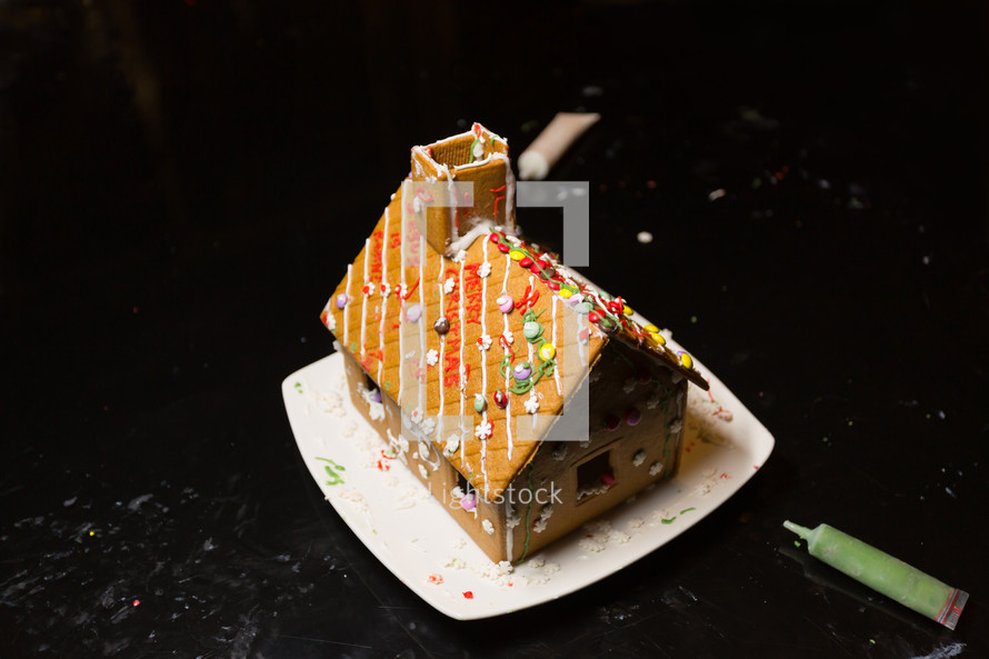 building gingerbread houses 