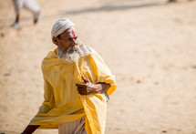 man in Pushkar, India 