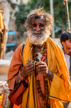 bearded man in India 