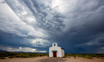 rural chapel in west Texas