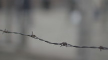 Concentration Camp - barbed wire. 