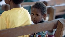 people at church in Papua New Guinea 
