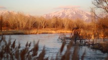 Jordan river in Utah 