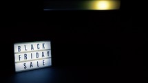 Black Friday sale Sign with Copy space