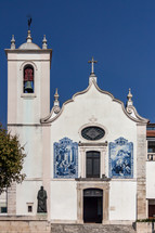 Front view of the Igreja da Vera Cruz in Aveiro, Portugal