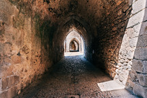 Passage in Miranda del castanar in province of Salamanca, Spain