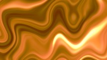 Gold Liquid Wave Dynamic Flowing Substance Animation	