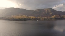 The Lakes and Mountains of Derwentwater in the Lake District in the UK