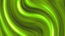 Wavy Green Abstract Background with Glossy Lines - Animated Motion loop Graphic 4k	