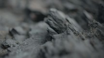 Macro textures of jagged rock formations 