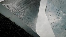 Soumaya Museum and skyscrapers in Mexico City, CDMX	