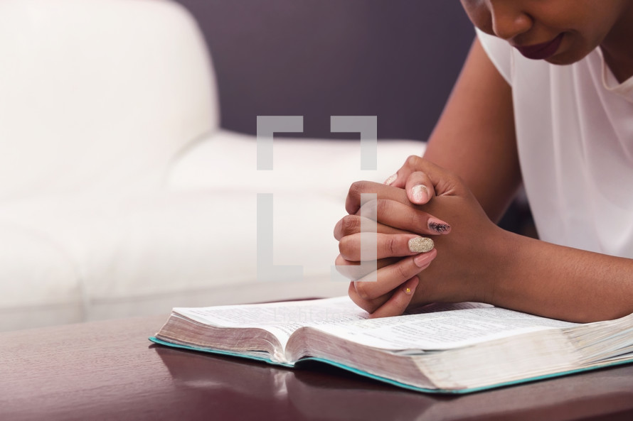 Young Lady’s Morning Prayer And Bible Study