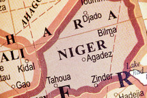 Niger map 