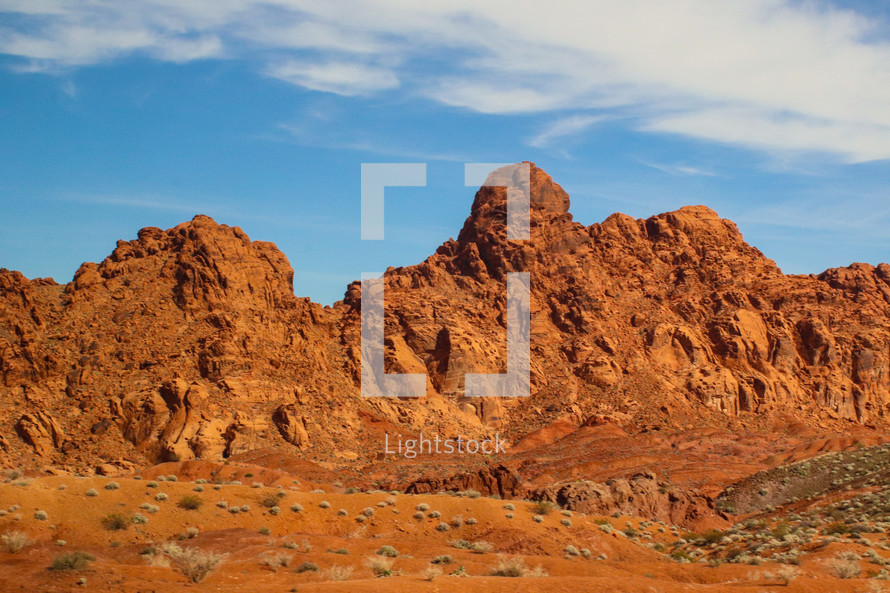 Nevada Desert, Rock Formations 