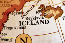 Iceland map 