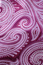 paisley pink and white 