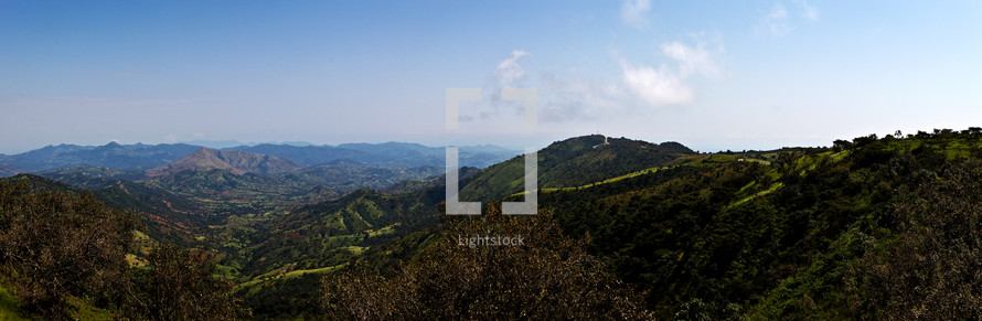 panorama of Ethiopian landscape 