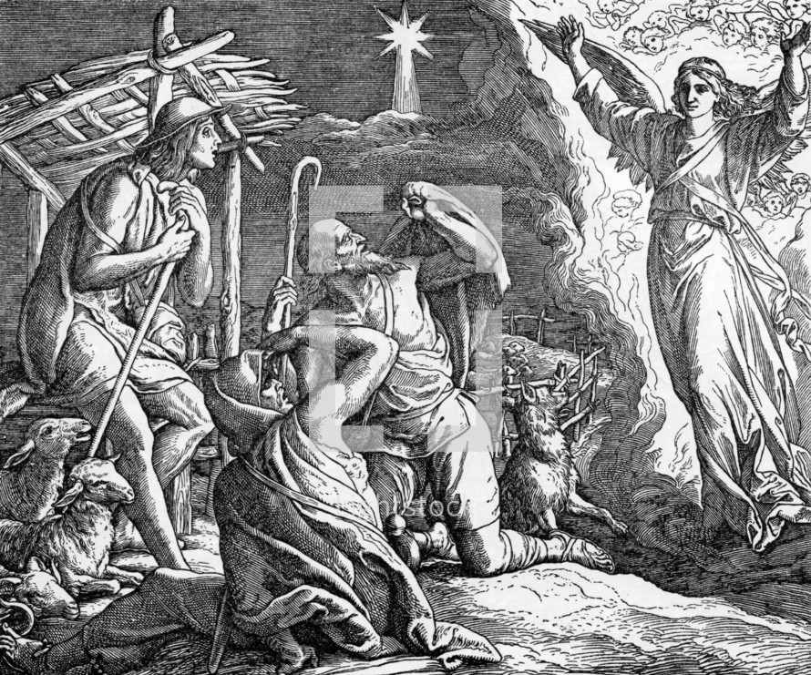 The Shepherds and the Angels, Luke 2:14
