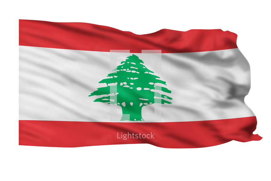 flag of Lebanon 